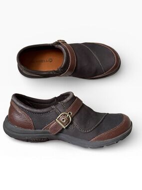 Merrell Bracken Women's Brown Buckle Strap Comfort Shoes - Size 7.5